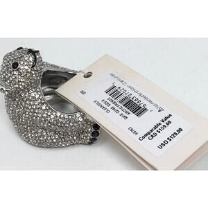 NWT Kate Spade New York Arctic Friends Polar Bear Pave Ring Size 8 New